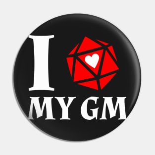 Pen and Paper Gamemaster love Pin