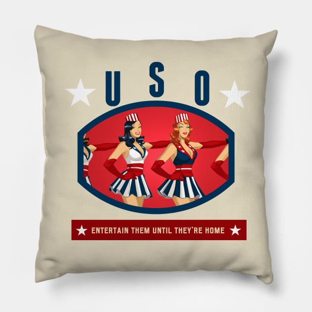 USO GIRLS Pillow by DESPOP