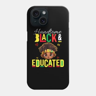 Pretty Black & Educated African American Black History Month Phone Case