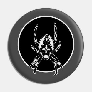 Spider Logo October Pin