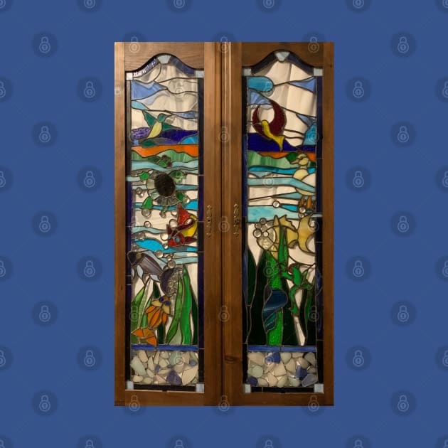 Stained Glass Doors by Zodiart