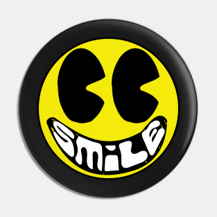 Big Eyes Smile Smiling Happy Face Pin