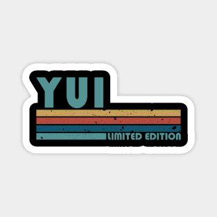 Proud Limited Edition Yui Name Personalized Retro Styles Magnet