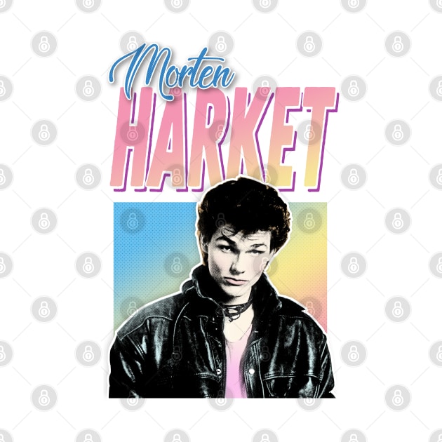 Vintage Styled 80s Morten Harket Aesthetic Design by DankFutura