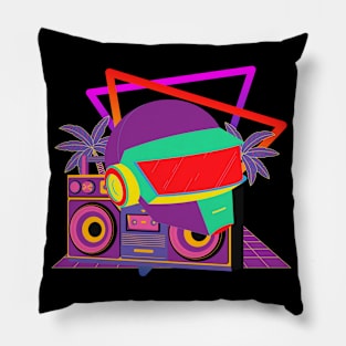 Cyberpunk Disco Pillow