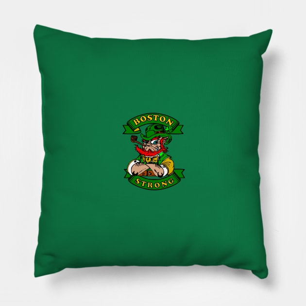 Boston Strong Pillow by Bosko Art Designs