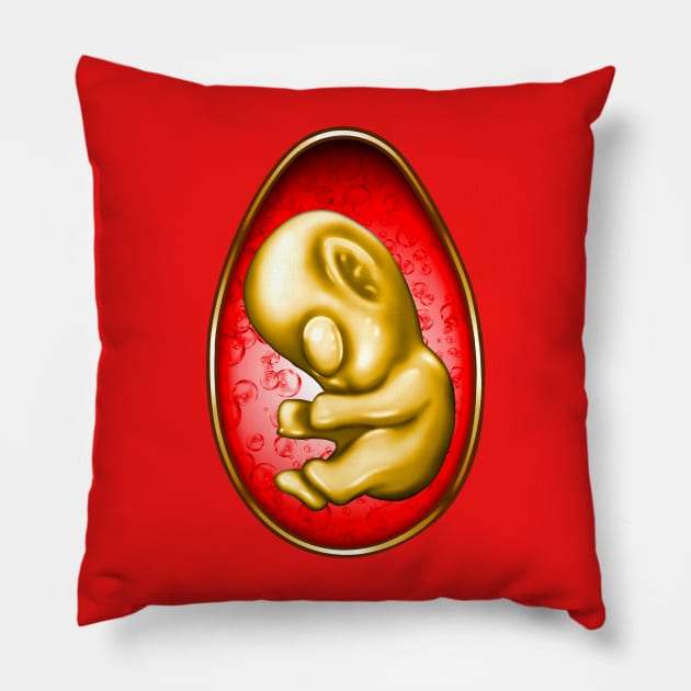 Millennium Baby Alien Toy Pillow by Druids Tower