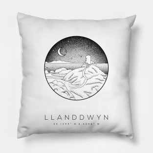 Llanddwyn Island, Anglesey - Wales Dotwork Pillow