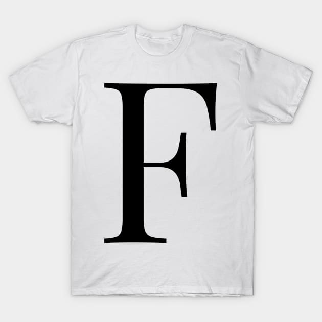 F Name Latter Full Sleeve Printed T-Shirt