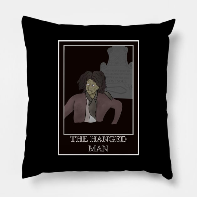 Billy Butcherson - The Hanged Man Tarot Card Pillow by Made By Meg