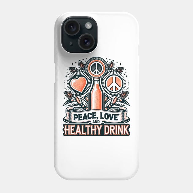 Peace, Love, Kombucha 2 Phone Case by EternalEntity