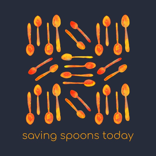 Saving Spoons (Orange) by KelseyLovelle