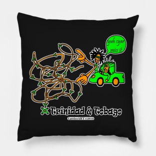 Trinbago Directions Pillow