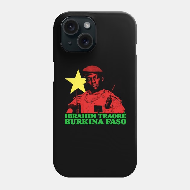 Ibrahim Traoré Phone Case by SBSTN