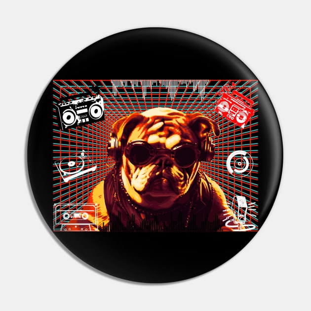 DJ BULLDOG VIBING TO MUSIC WITH MUSIC ELEMENTS AND GRID. Pin by StayVibing