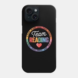 Reading Coach Teacher Interventionist Specialist Literacy Phone Case