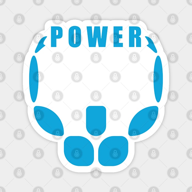 POWER | Bodybuilding Magnet by Nunae_Designs