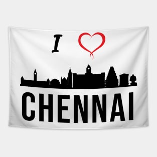 I love Chennai Tamilnadu India Tapestry