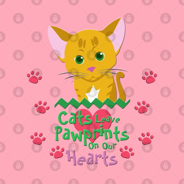 Cats Leave Pawprints on Our Hearts by SakuraDragon