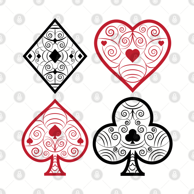 Playing Card Faces by DQDesigns By Chele