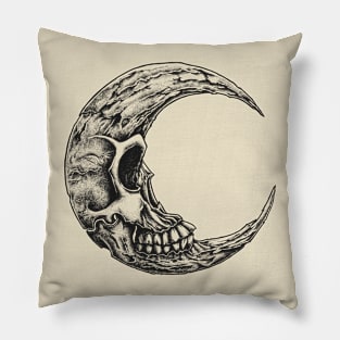 Skull Moon Pillow