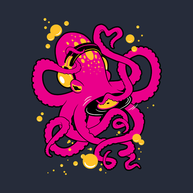 DJ Octopus by merumori