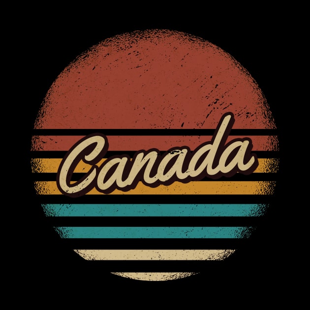 Canada Vintage Text by JamexAlisa