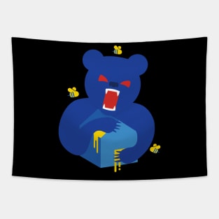 Angry Bear Tapestry