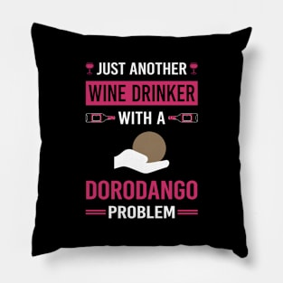 Wine Drinker Dorodango Mud Ball Dango Pillow