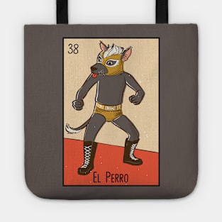 El Perro Mexicano // Mexican Luchador Dog Loteria Card Tote