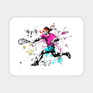 Federer Splash of Colors Magnet