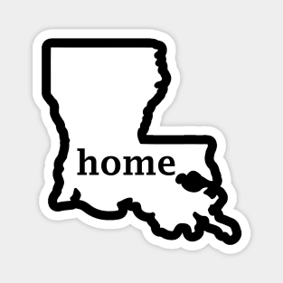 Louisiana Home Magnet
