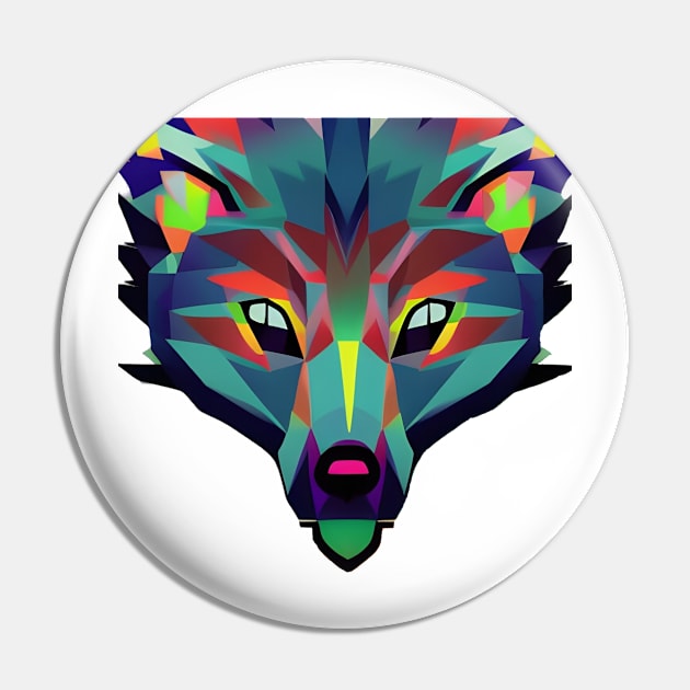 wolf Pin by mdr design