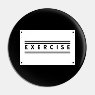 Exercising Spirit Pin