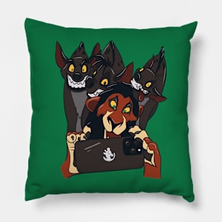 Selfie Villains Pillow