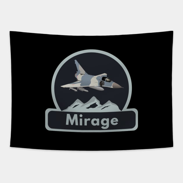 Mirage French Jet Fighter Tapestry by NorseTech