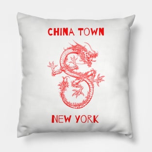 Chinatown NY Pillow
