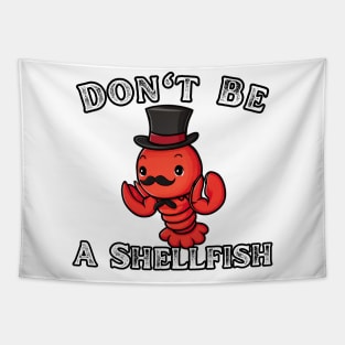 Shellfish Funny Lobster Tapestry