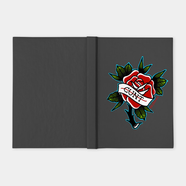 C Rose Tattoo Rose Notebook Teepublic
