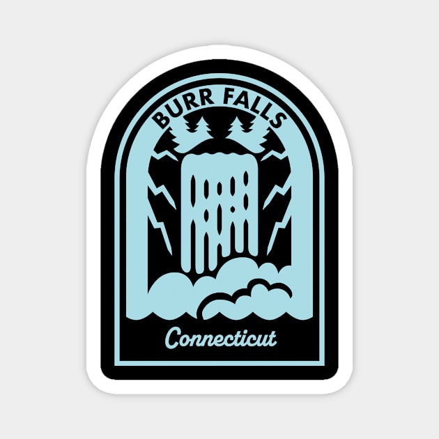 Burr Falls Connecticut Magnet by HalpinDesign