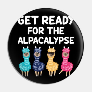 Alpacalypse Alpaca Apocalypse Pin