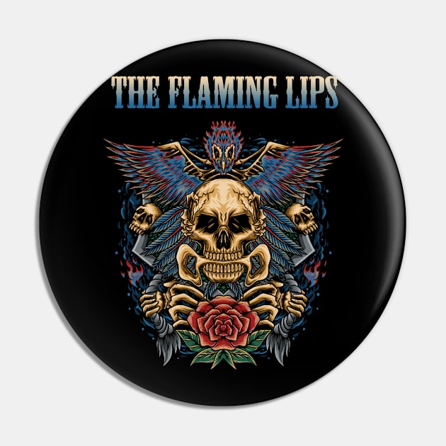 THE FLAMING LIPS VTG Pin by kuzza.co