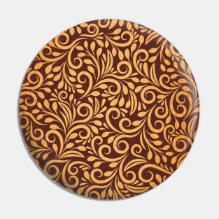 Luxurious gold and brown intricate pattern, perfect for autumn Pin