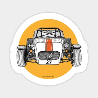 Caterham racing car - front view on circle Magnet