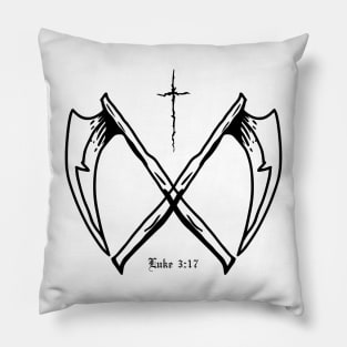 Gothic Bible Verse Christian Metal Hardcore Punk Pillow