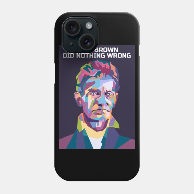 Abstract John Brown-Did Nothing Wrong in WPAP Phone Case by smd90