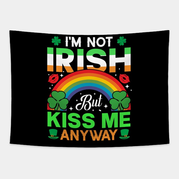 Funny St Patricks Day For Men Tapestry by Positively Petal Perfect 