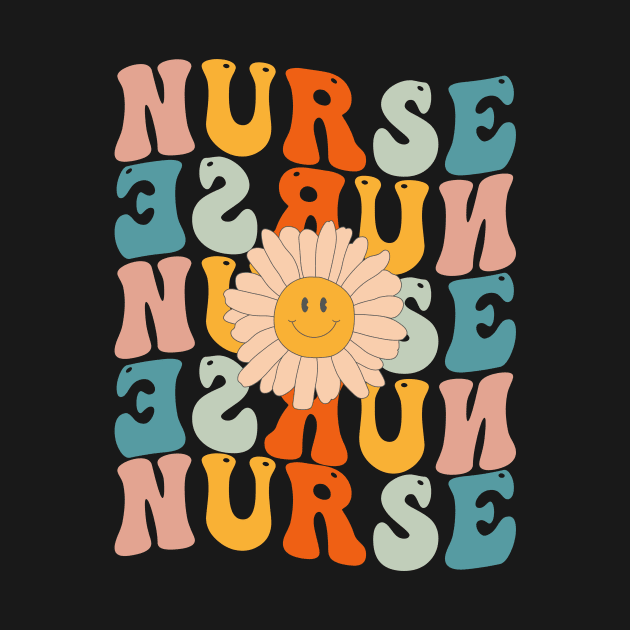 Retro Groovy Nurse Life For Women Nursing For Nurses Week by drag is art