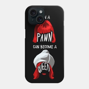 The Queens Gambit pawn to queen Phone Case