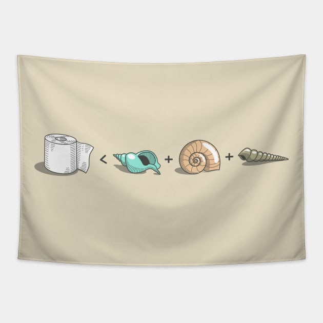 3 Seashells Tapestry by Kent_Zonestar